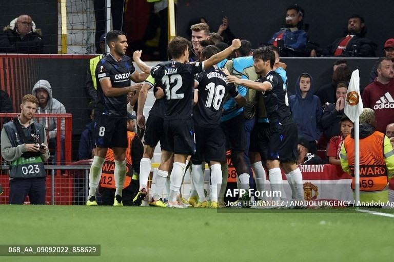 Real Sociedad xứng đáng với chiến thắng.  Ảnh: AFP