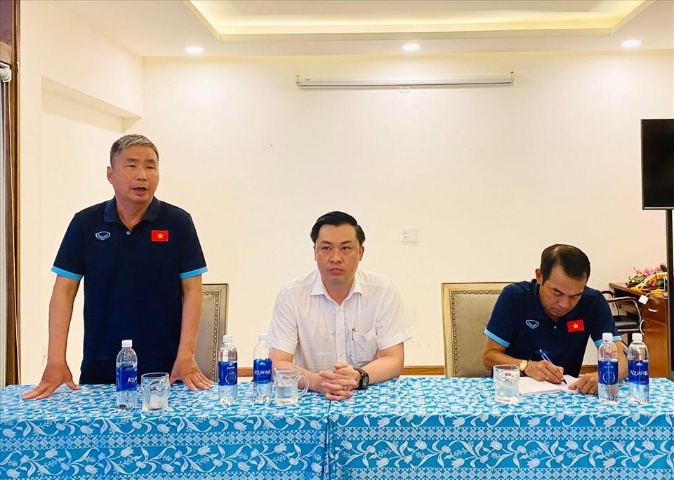 U20 Việt Nam quyết tâm thi đấu tốt tại vòng loại U20 Châu Á. Ảnh: VFF