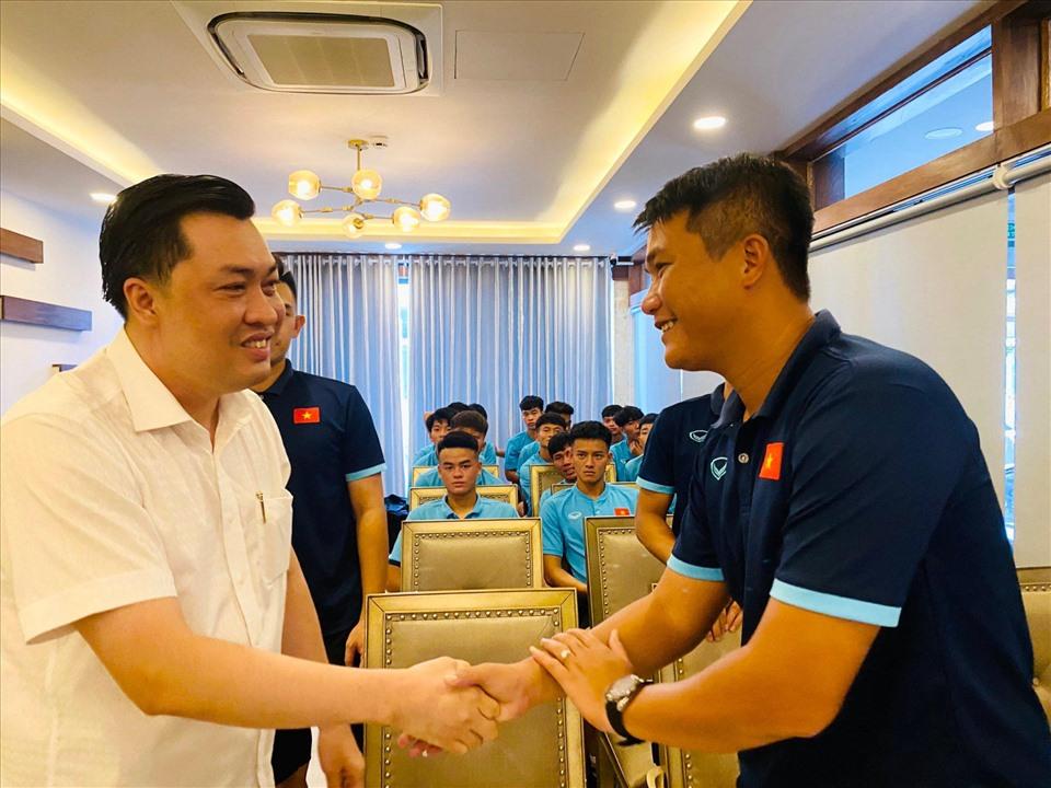 U20 Việt Nam quyết tâm thi đấu tốt tại vòng loại U20 Châu Á. Ảnh: VFF