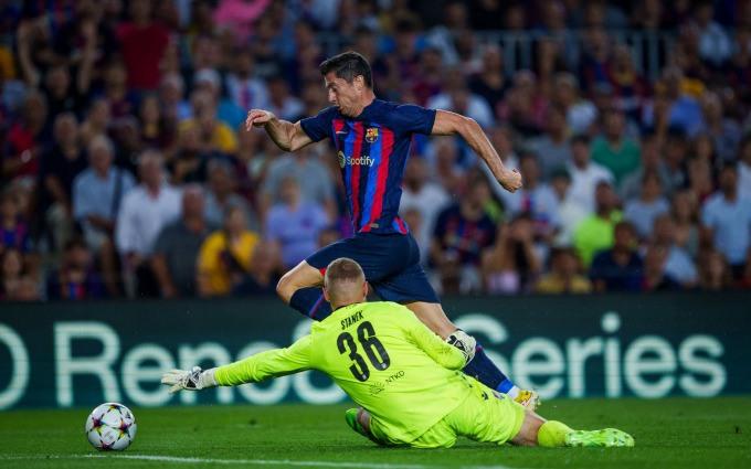 Lewandowski vẫn đang rất “bén” ở tuổi 34, dù chuyển sang môi trường mới tại Tây Ban Nha. Ảnh: La Liga