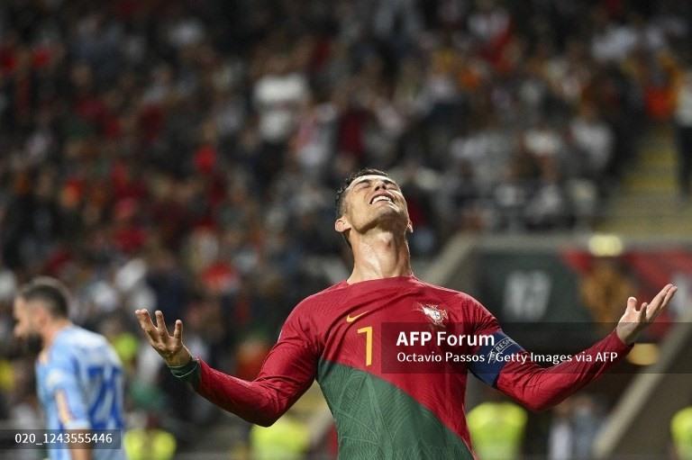 Sự thất vọng của Ronaldo. Ảnh: AFP