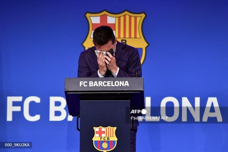 Barcelona không Messi là một hình ảnh rệu rã. Ảnh: AFP