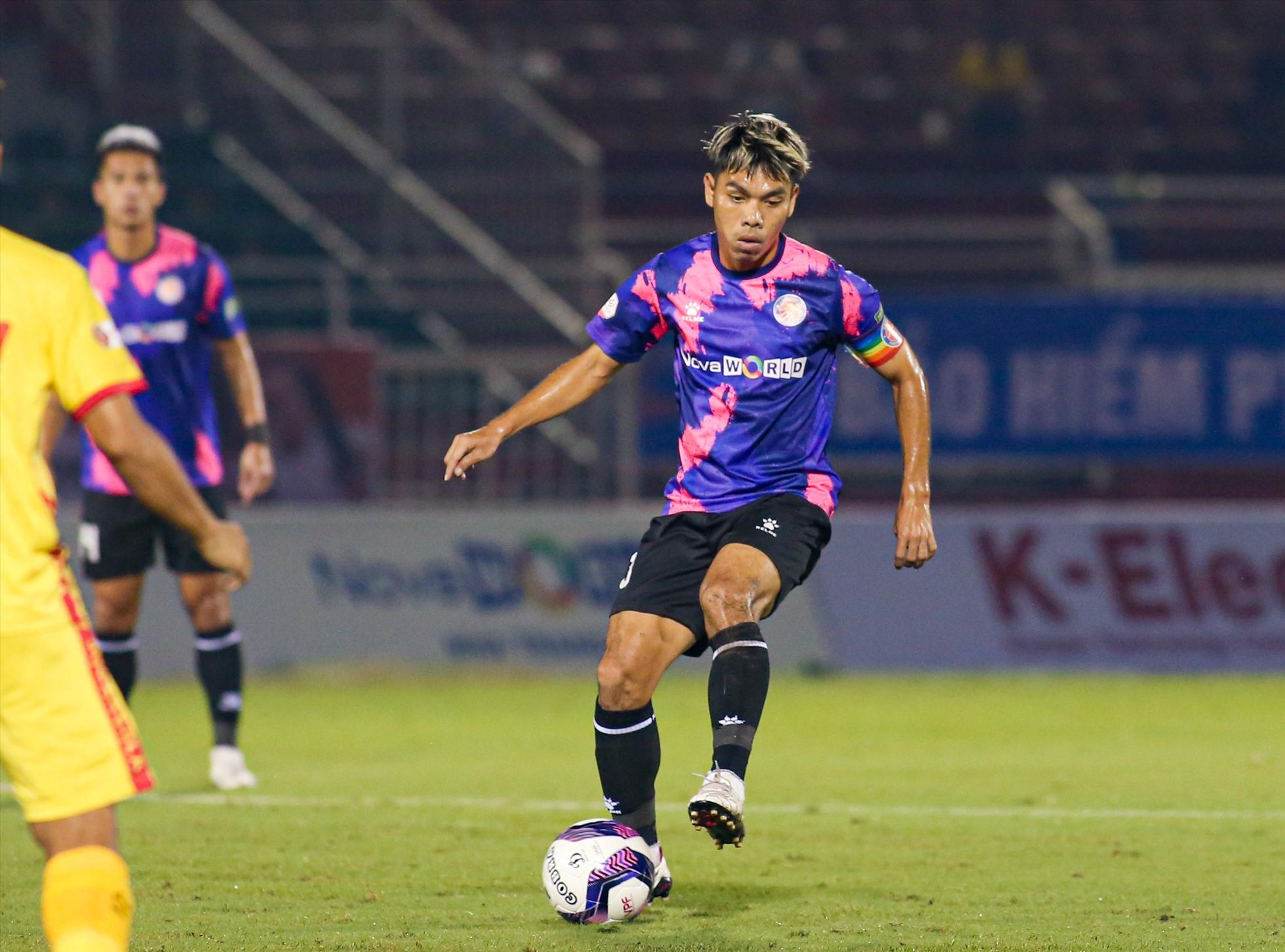 Văn Triền là một trong những “công thần” của Sài Gòn FC. Ảnh: Thanh Vũ