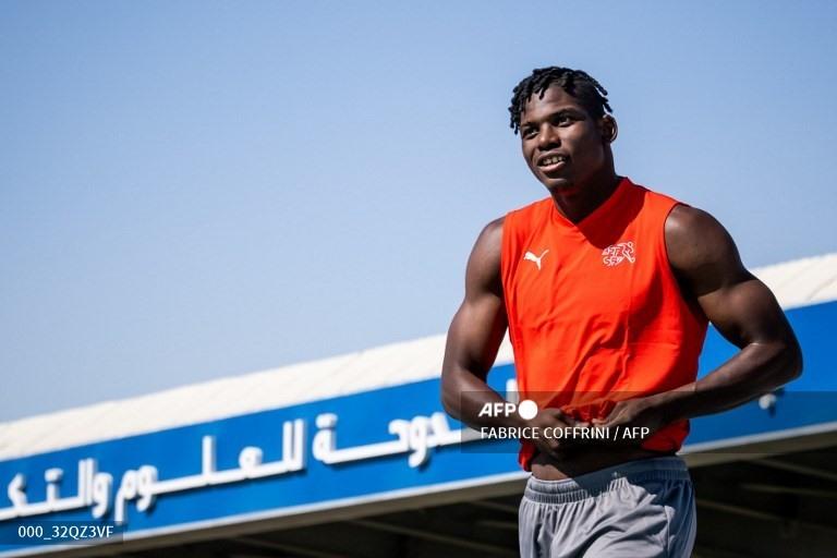 Embolo đang có phong độ cao trong màu áo Monaco. Ảnh: AFP