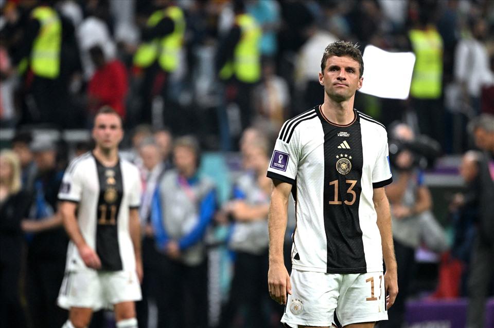 Muller thất vọng sau khi tuyển Đức bị loại ở vòng bảng World Cup. Ảnh: AFP