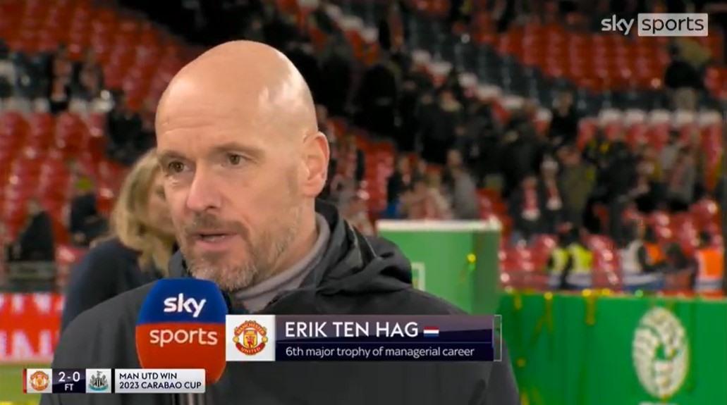 Erik ten Hag nói về khả năng ăn 4 của Man United