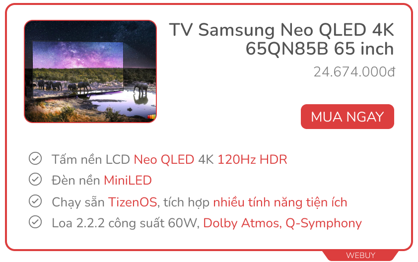 Không phải TV càng to càng tốt, đây là cách để tính kích thước TV chuẩn theo diện tích phòng - Ảnh 11.