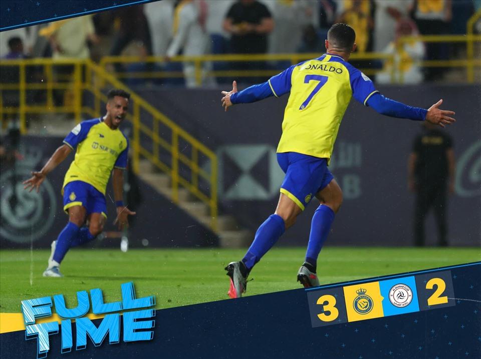 Ronaldo ghi bàn quyết định giúp Al Nassr tiếp tục cuộc đua danh hiệu