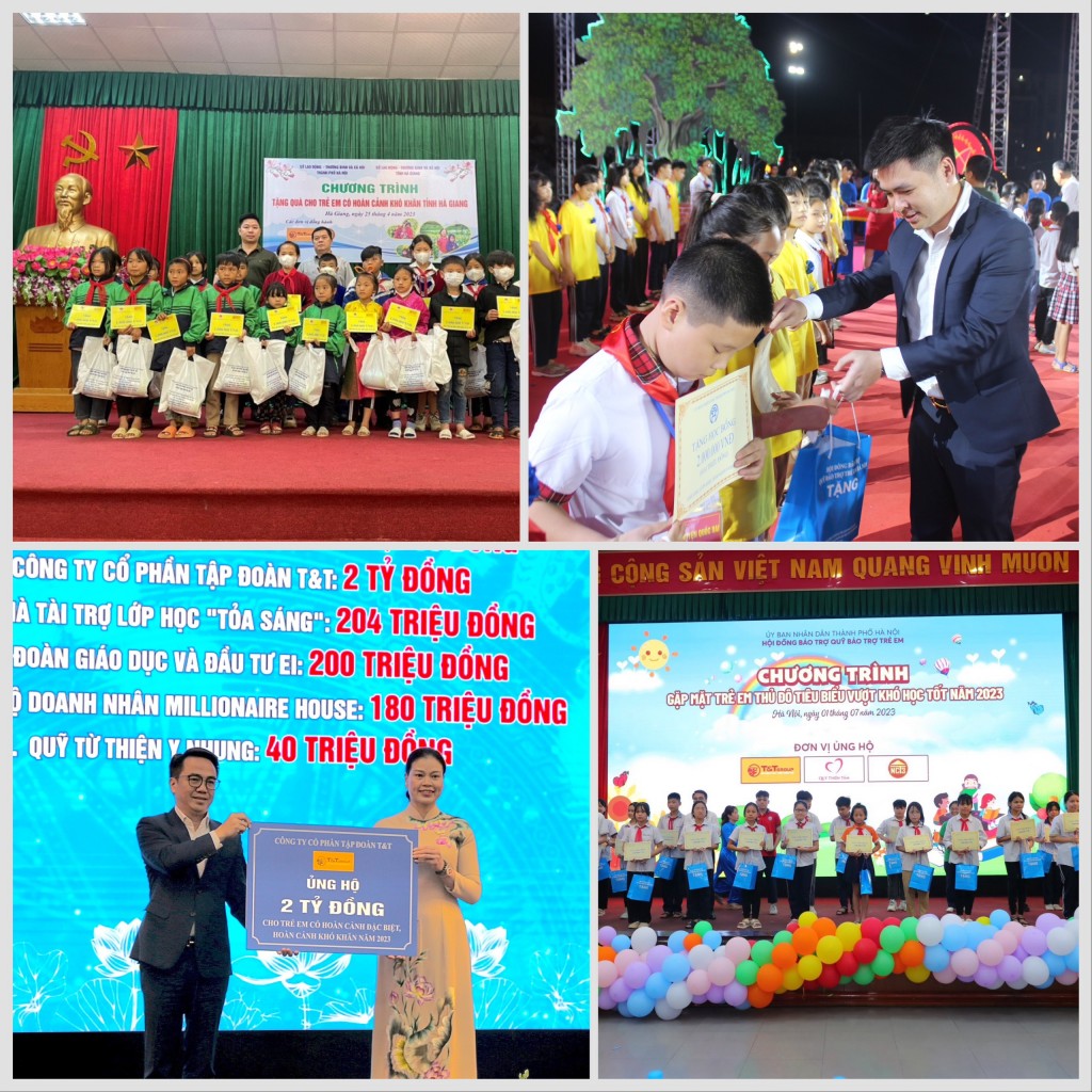 T&T Group luôn dành sự quan tâm đặc biệt đối với những hoàn cảnh khó khăn, trong đó có trẻ em nghèo T&T Group luôn dành sự quan tâm đặc biệt đối với những hoàn cảnh khó khăn, trong đó có trẻ em nghèo