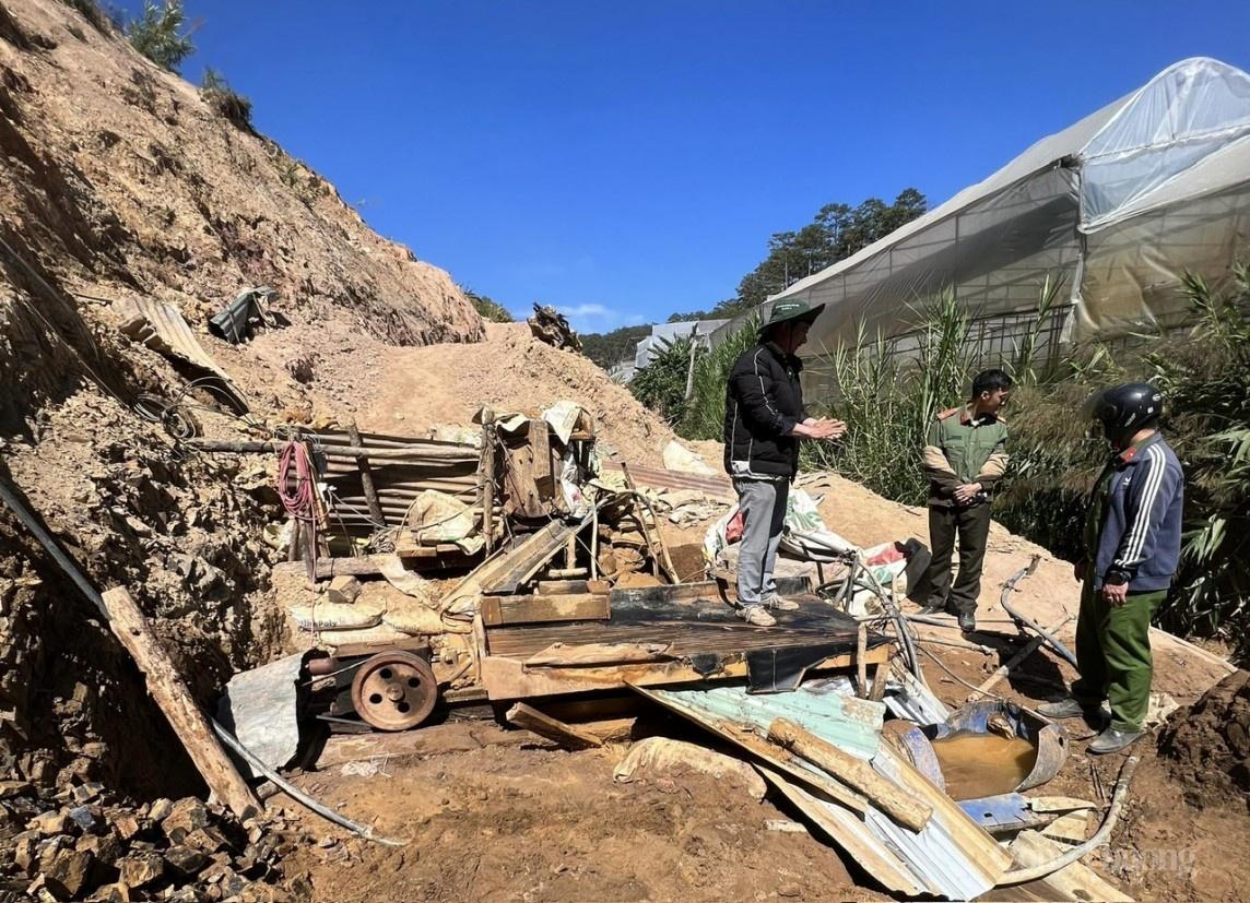 Huyện Lạc Dương (Lâm Đồng): Quyết liệt trong truy quét nạn khai thác khoáng sản trái phép Huyện Lạc Dương (Lâm Đồng): Quyết liệt trong truy quét nạn khai thác khoáng sản trái phép