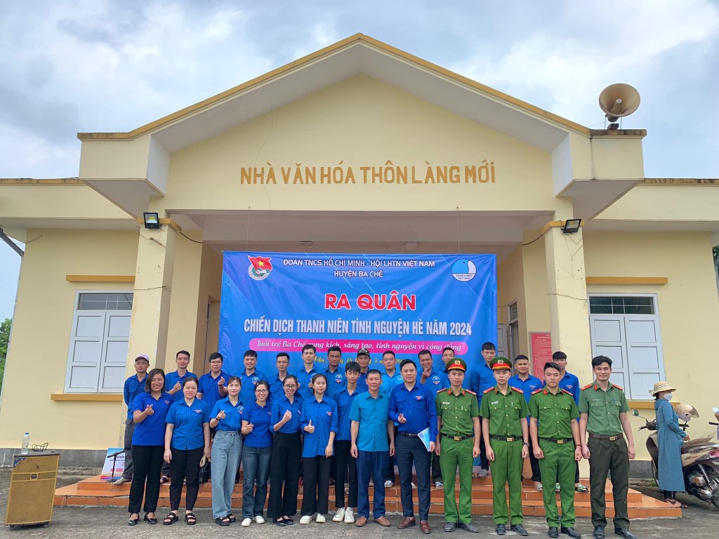 Lễ ra quân chiến dịch Thanh niên tình nguyện hè năm 2024 Lễ ra quân chiến dịch Thanh niên tình nguyện hè năm 2024