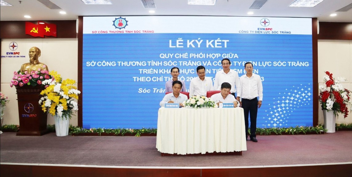 Sở Công Thương tỉnh Sóc Trăng và Công ty Điện lực ký Quy chế phối hợp - (Ảnh: Sở Công Thương tỉnh Sóc Trăng). Sở Công Thương tỉnh Sóc Trăng và Công ty Điện lực ký Quy chế phối hợp - (Ảnh: Sở Công Thương tỉnh Sóc Trăng).