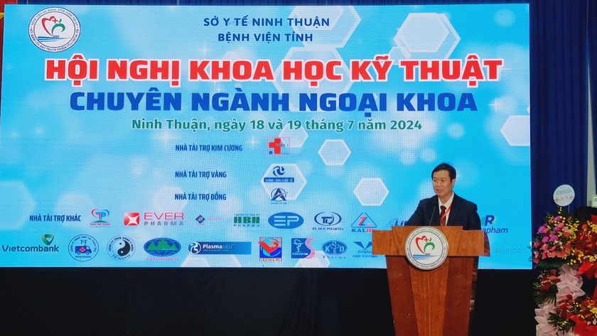 Thạc sĩ, bác sĩ chuyên khoa II Lê Huy Thạch phát biểu tại hội nghị. Thạc sĩ, bác sĩ chuyên khoa II Lê Huy Thạch phát biểu tại hội nghị.