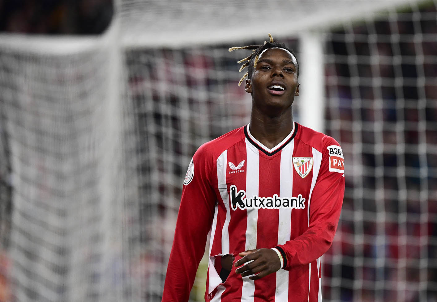Nico Williams đang là báu vật của Athletic Bilbao. Ảnh: AFP
