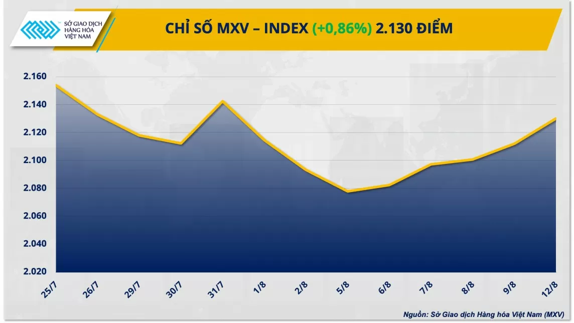 Thị trường hàng hóa hôm nay 13/8/2024: Dòng tiền đầu tư chảy mạnh vào thị trường dầu và kim loại quý Thị trường hàng hóa hôm nay 13/8/2024: Dòng tiền đầu tư chảy mạnh vào thị trường dầu và kim loại quý