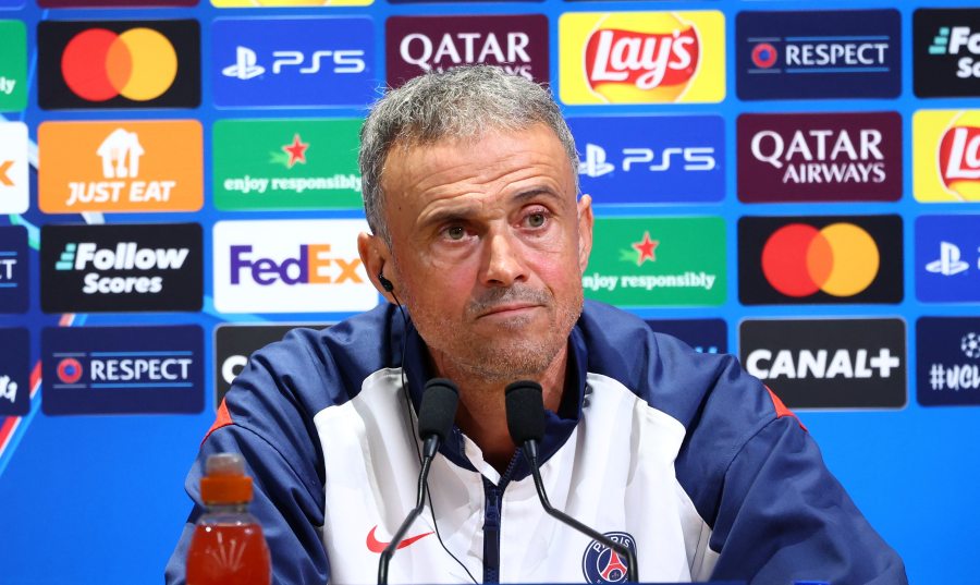 Huấn luyện viên Luis Enrique hài lòng dù đội hình không có những ngôi sao lớn. Ảnh: PSG