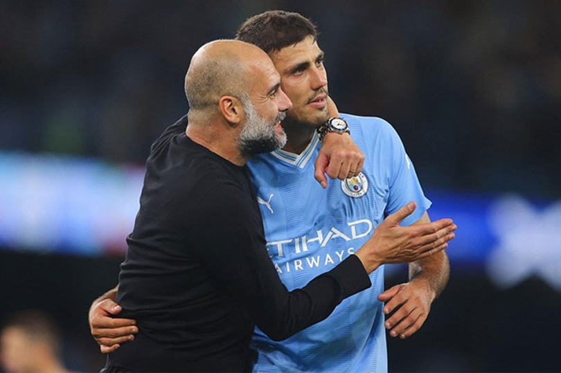 Rodri chỉ thua duy nhất 1 trận tại Man City và đội tuyển Tây Ban Nha trong 18 tháng qua. Ảnh: AFP