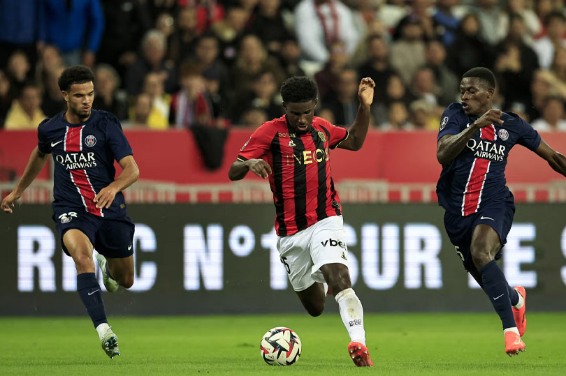 Trận hòa trước Nice đã khiến PSG mất ngôi đầu bảng vào tay AS Monaco. Ảnh: AFP