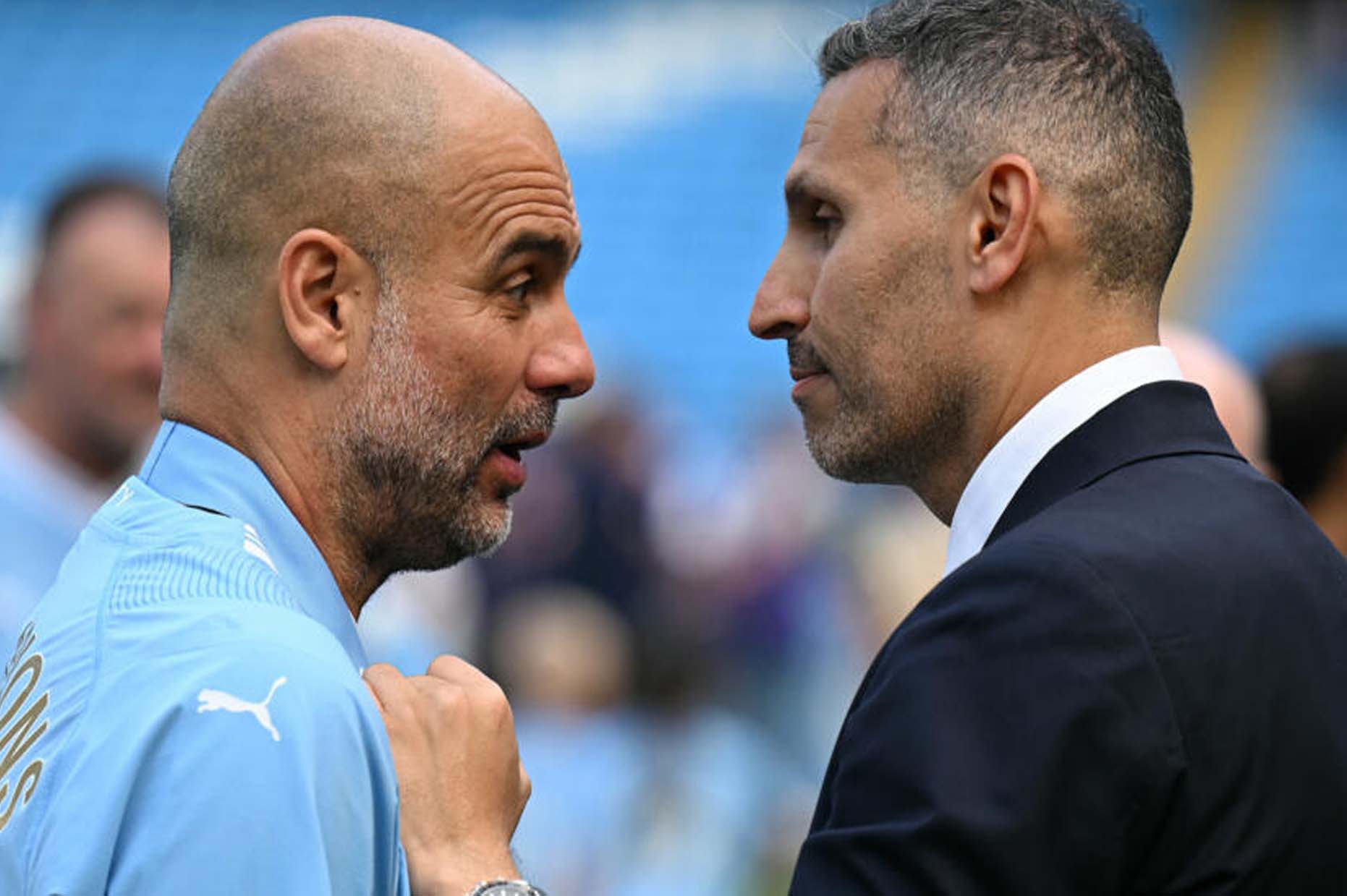 Al Mubarak đang rất gay gắt trước những búa rìu dư luận nhắm vào Man City. Ảnh: AFP