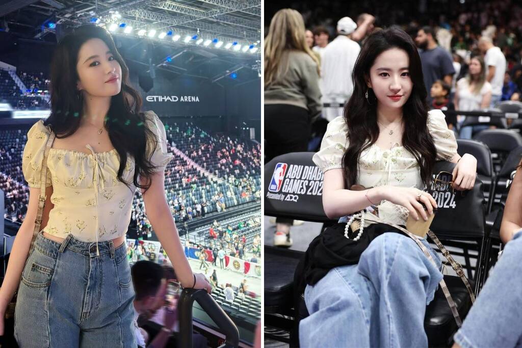 Hình ảnh đời thường gây sốt mạng xã hội trước đó ít ngày của Lưu Diệc Phi. Ảnh: Weibo