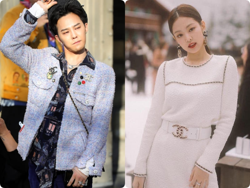 G-Dragon và Jennie luôn được Chanel ưu ái. Ảnh: Instagram