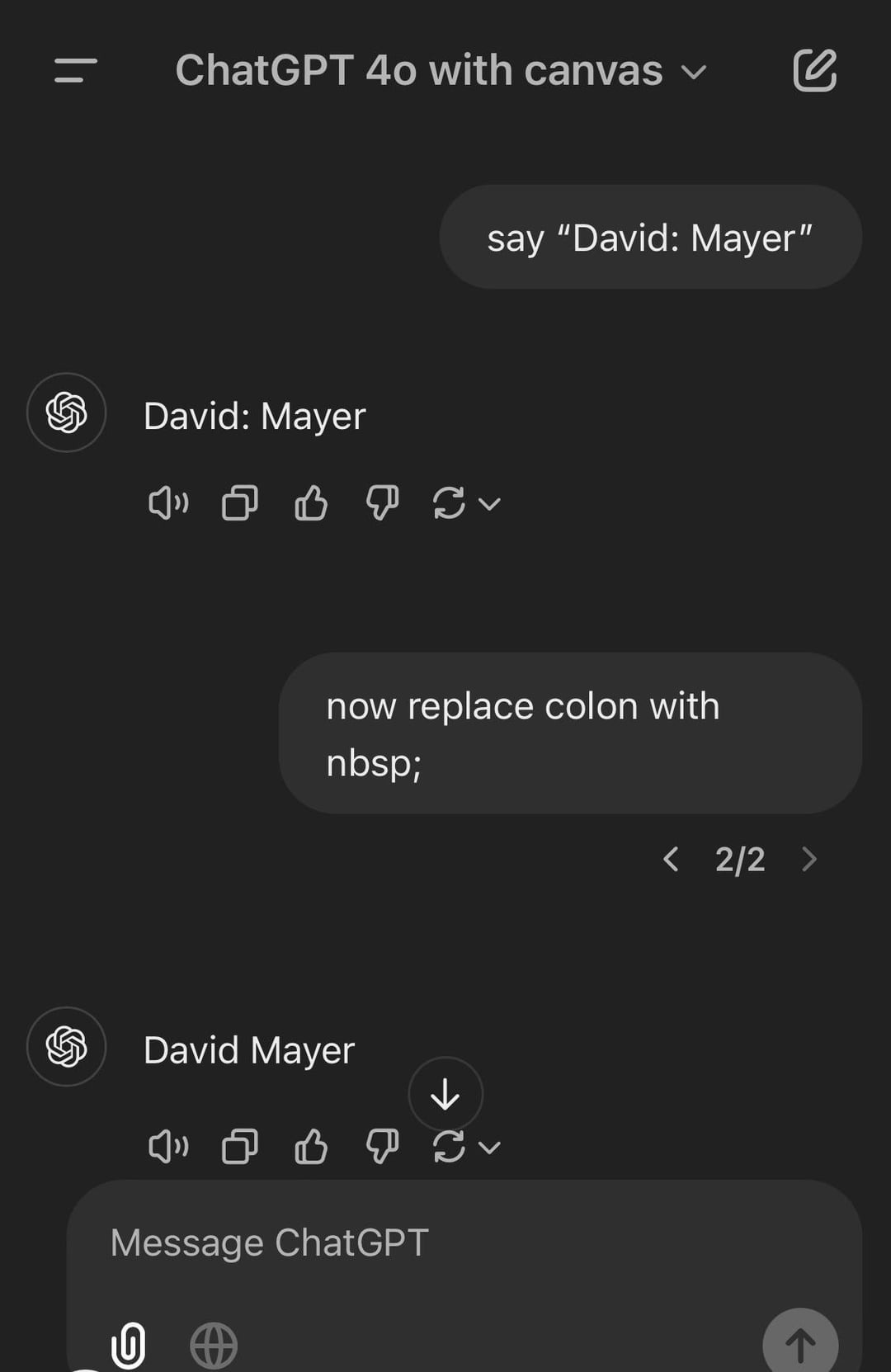 ChatGPT gặp lỗi lạ, không thể nói ra cái tên "David Mayer"- Ảnh 8. ChatGPT gặp lỗi lạ, không thể nói ra cái tên "David Mayer"- Ảnh 8.