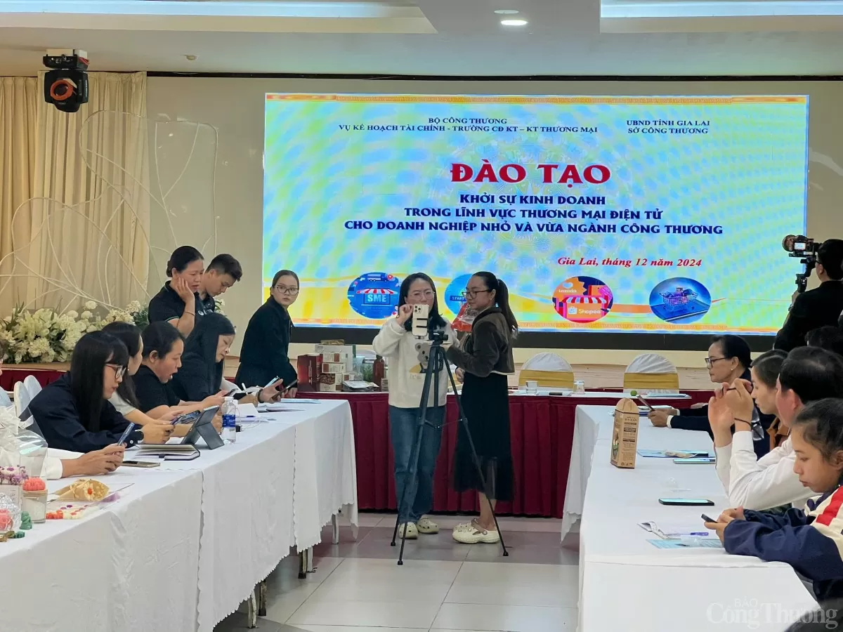 Gia Lai: Tăng cơ hội tiếp cận thương mại điện tử cho doanh nghiệp nhỏ và vừa Gia Lai: Tăng cơ hội tiếp cận thương mại điện tử cho doanh nghiệp nhỏ và vừa