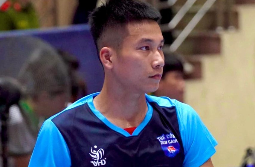 Nguyễn Văn Quốc Duy là sự bổ sung chất lượng cho đội bóng chuyền Công an TPHCM. Ảnh: FBNV