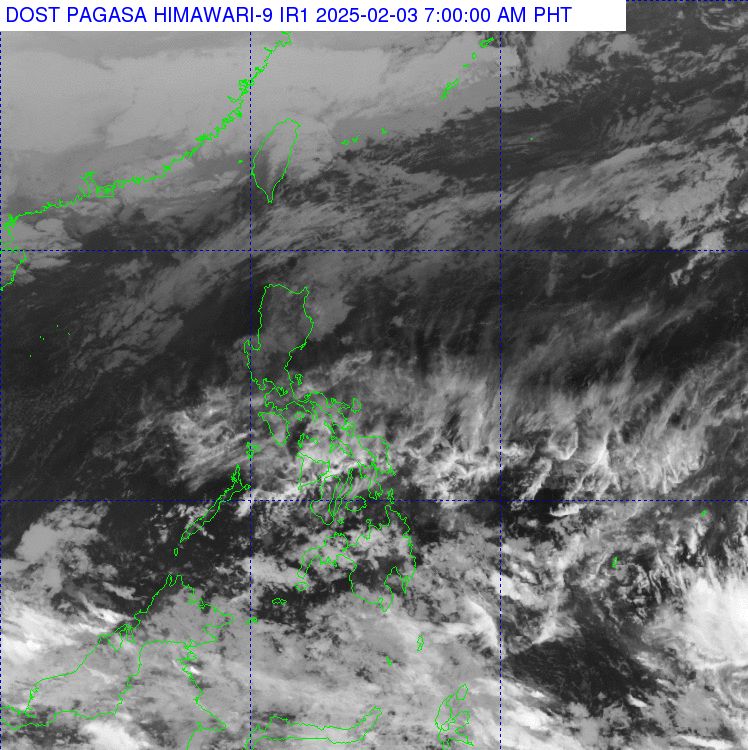 Ảnh vệ tinh thời tiết. Ảnh: PAGASA