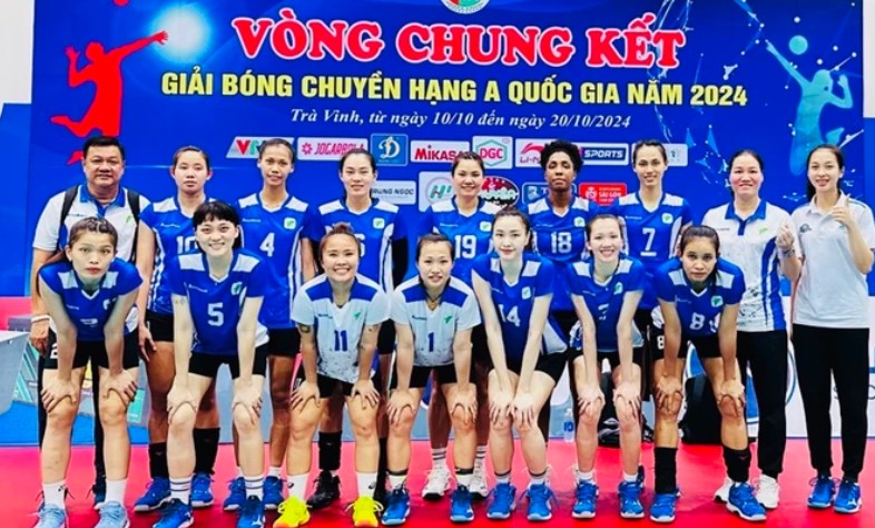 Bóng chuyền nữ TPHCM quyết tâm có kết quả khả quan ở giải vô địch quốc gia 2025. Ảnh: BCTPHCM