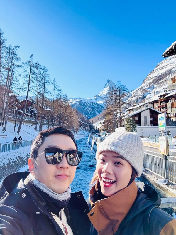 Thùy Linh và bạn trai có chuyến du lịch đáng nhớ tại Pháp. Ảnh: FBNV