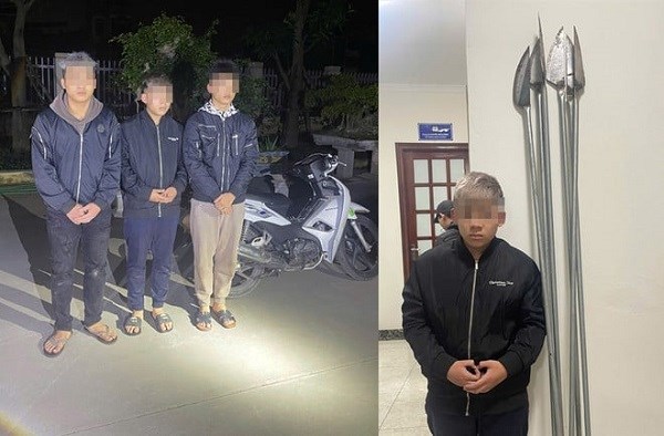 Ngăn chặn 2 vụ mang vũ khí tự chế đi đánh nhau