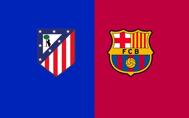 Lịch thi đấu bóng đá ngày 2.4: Atletico Madrid vs Barcelona