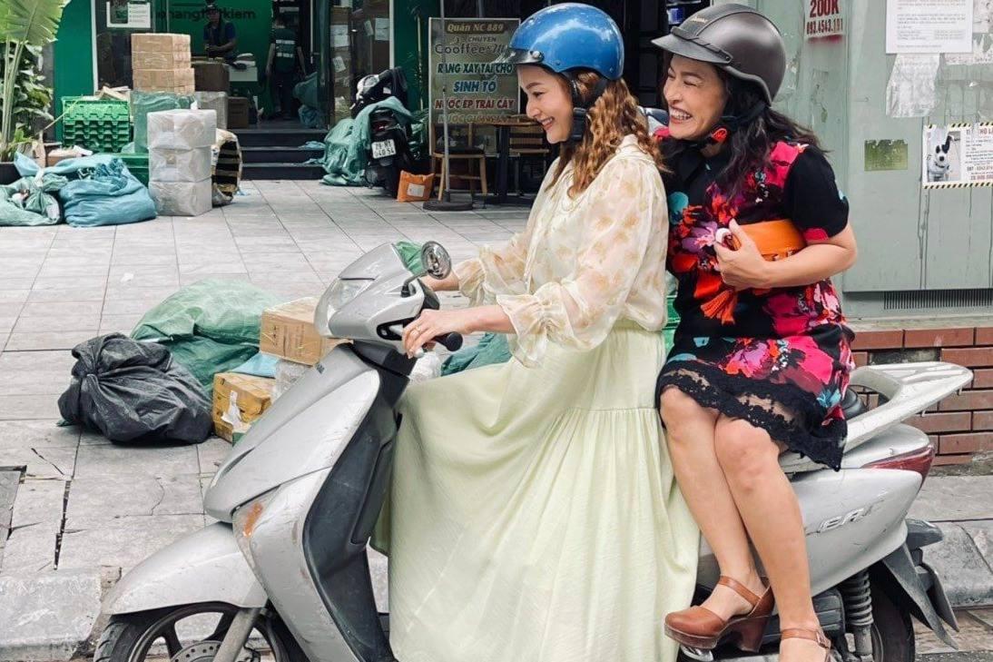 Diễn viên Tú Oanh đóng vai mẹ của Lan Phương. Ảnh: Nhà sản xuất