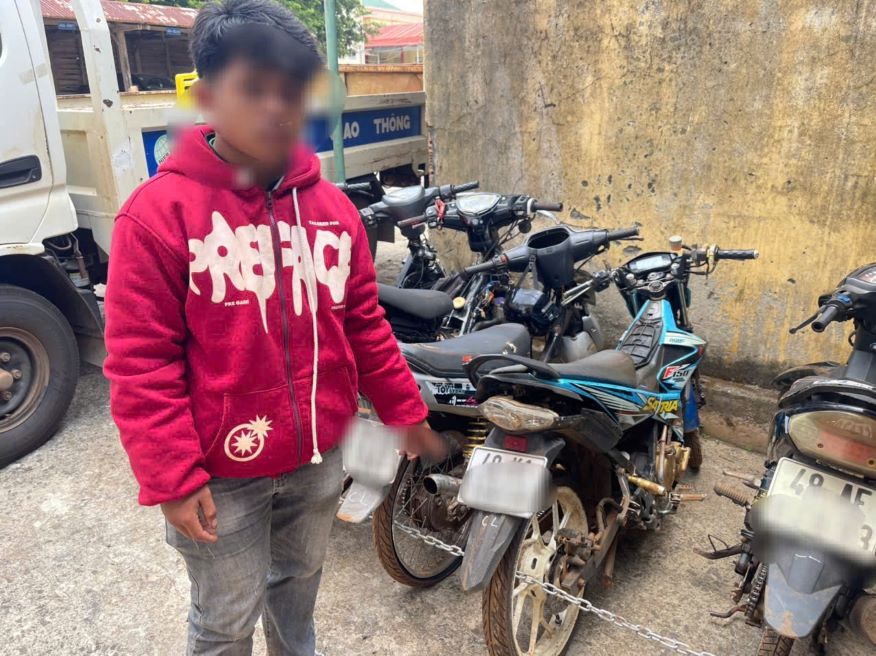 Đa phần các thanh niên vi phạm là người tại địa phương. Ảnh: Minh Quỳnh