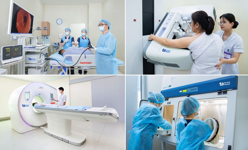 Hệ thống BVĐK Tâm Anh với quy mô lớn, bác sĩ giỏi, thiết bị hiện đại hàng đầu được đánh giá là điểm nhấn quan trọng đóng góp cho năng lực y tế của TP HCM với vị thế trung tâm kinh tế, văn hóa, y tế hàng đầu cả nước. Ảnh: Hưng Thanh