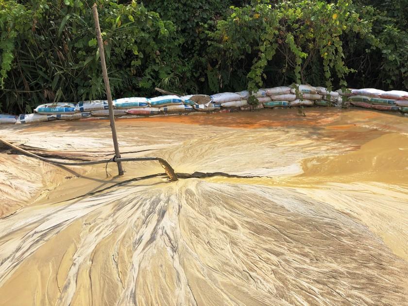 Hóa chất tách vàng hòa vào suối xả trực tiếp ra môi trường, gây ô nhiễm những dòng sông.