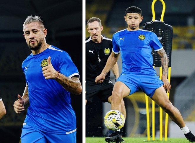 Hai tiền đạo gốc Argentina là Rodrigo Holgado (trái) và Imanol Machuca vừa hội quân tập luyện cùng tuyển Malaysia, sẵn sàng ra mắt ở trận đấu tuyển Việt Nam ngày 10-6 Hai tiền đạo gốc Argentina là Rodrigo Holgado (trái) và Imanol Machuca vừa hội quân tập luyện cùng tuyển Malaysia, sẵn sàng ra mắt ở trận đấu tuyển Việt Nam ngày 10-6