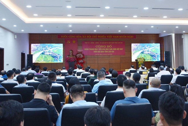 Lào Cai hoàn thành xóa hơn 10.000 nhà tạm, nhà dột nát