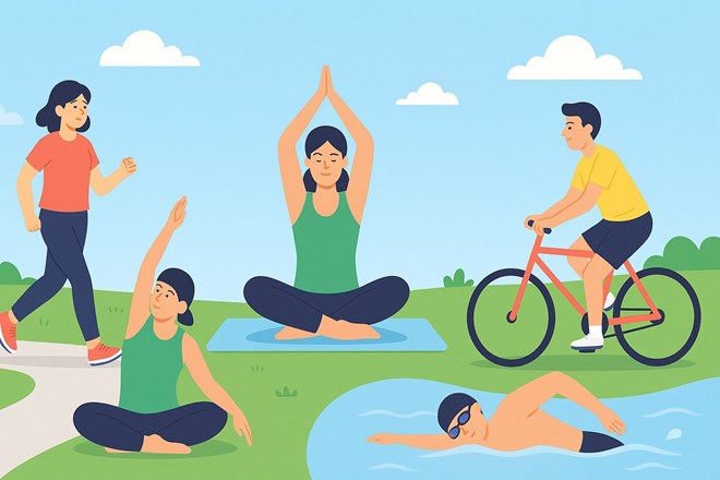 5 bài tập thể dục nhẹ nhàng giúp kiểm soát axit uric