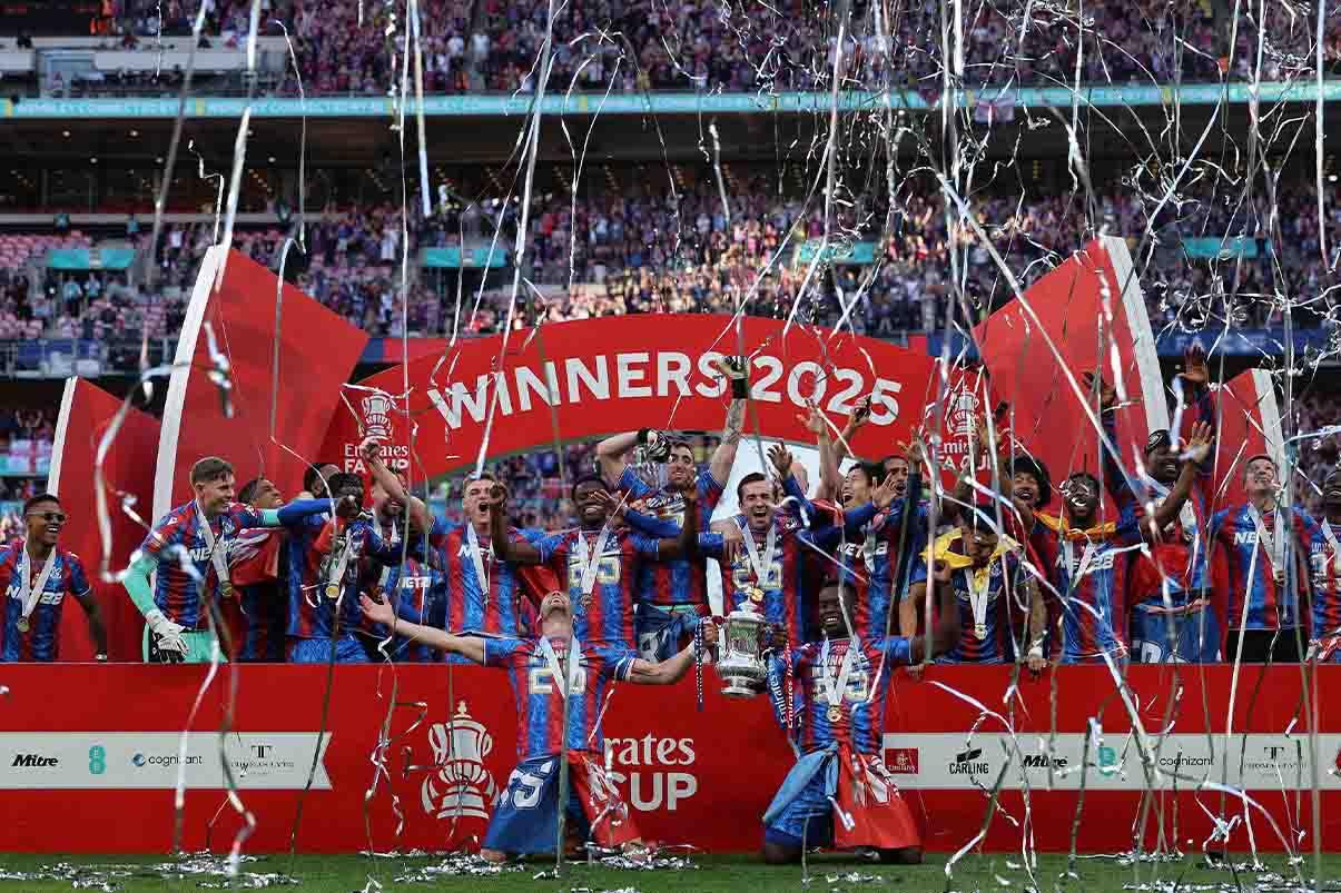 Eberechi Eze là ngôi sao sáng trong hành trình vô địch FA Cup của Crystal Palace ở mùa giải vừa rồi. Ảnh: AFP