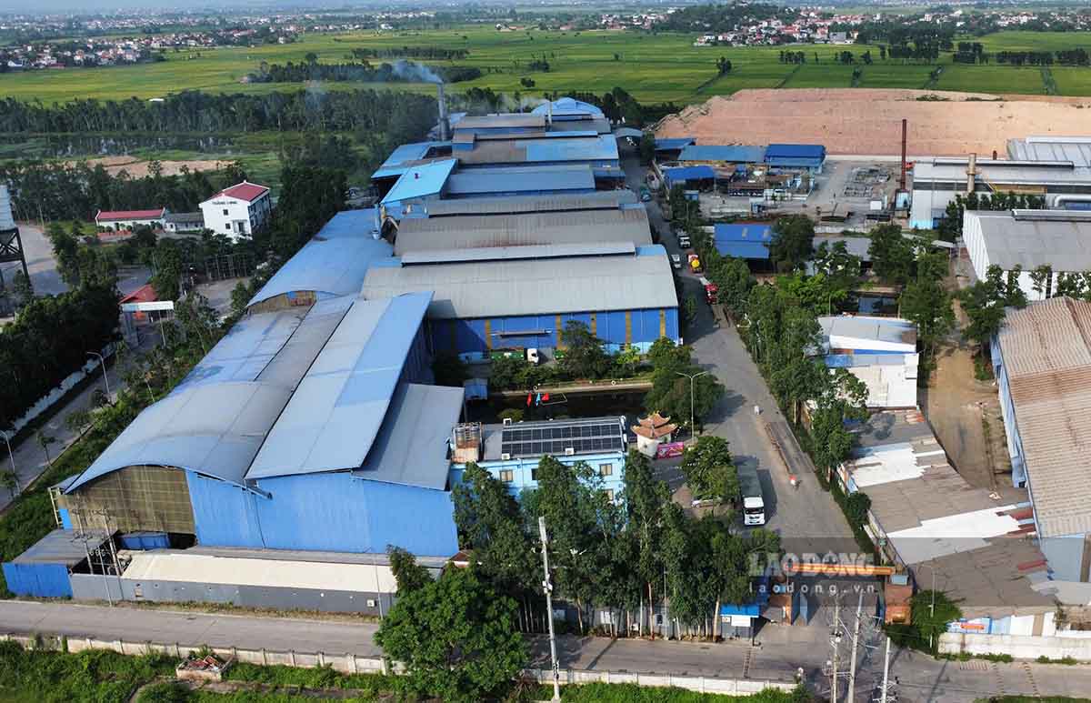 Nhà máy xử lý rác thải của Công ty Bình Nguyên tại Quế Võ, Bắc Ninh. Ảnh: PV.