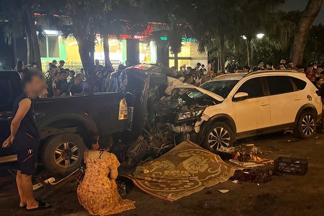 Tài xế ôtô vụ tai nạn liên hoàn ở Hà Nội tối 16.7 có nồng độ cồn rất cao