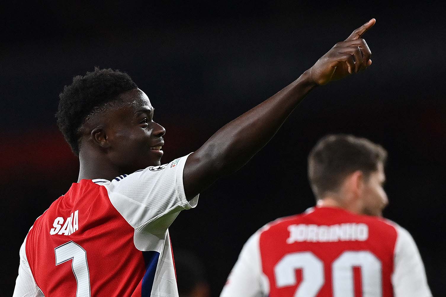 Không chỉ William Saliba, Bukayo Saka cũng còn tới 2 năm trong hợp đồng. Ảnh: AFP