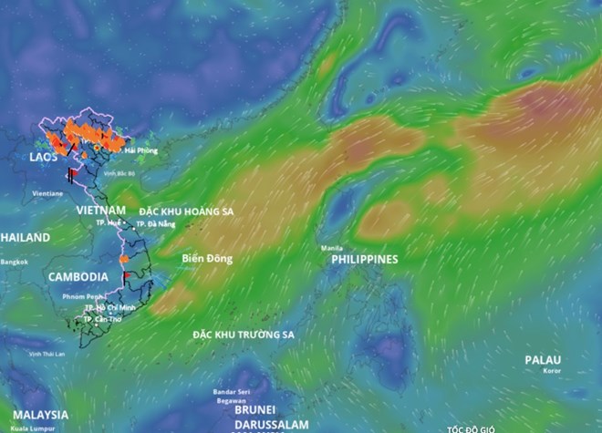 Xuất hiện vùng áp thấp, dự báo diễn biến thời tiết xấu trong 2 ngày tới