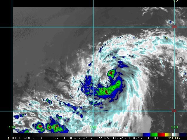 Bão Gil vừa xuất hiện, có khả năng thành cuồng phong trong hôm nay