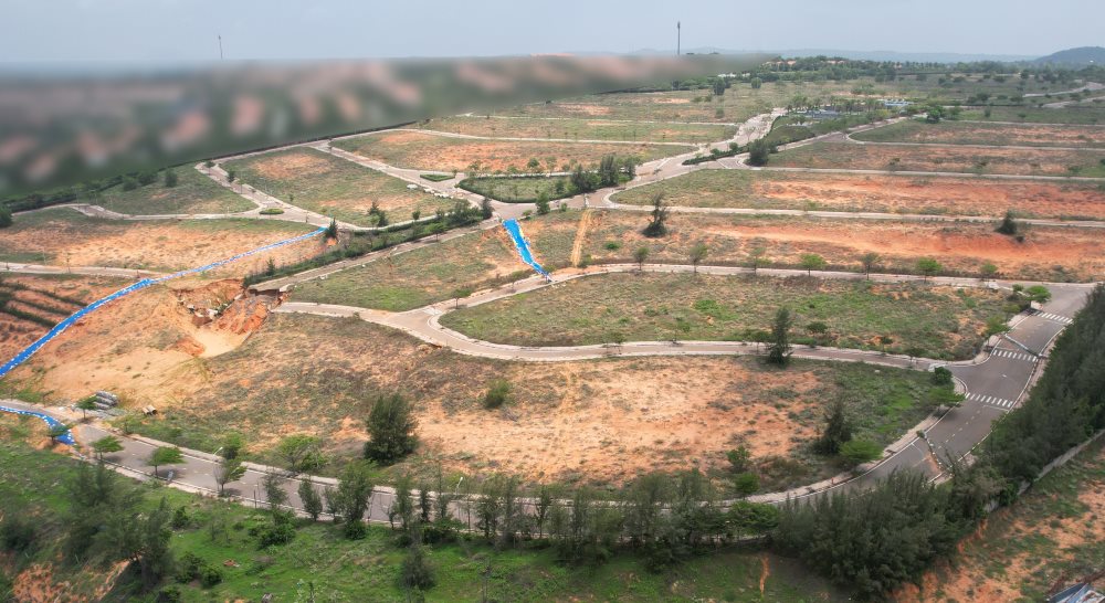 Bên trong dự án Sentosa Villa. Ảnh: Duy Tuấn