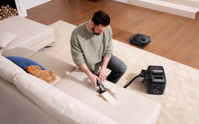 eufy ra mắt robot hút bụi 3 trong 1 đầu tiên tại Việt Nam, tích hợp cả máy hút cầm tay FlexiOne- Ảnh 1.