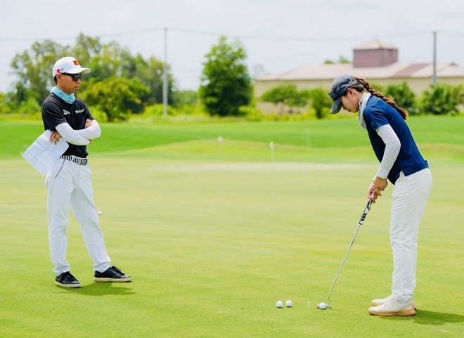 Đội tuyển golf Việt Nam đặt mục tiêu bảo vệ huy chương vàng tại SEA Games 33