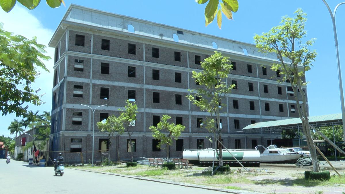 Phường Kiến An yêu cầu dừng thi công công trình tại Trường Cao đẳng Bách Nghệ Hải Phòng. Ảnh: Cổng TTĐT phường Kiến An